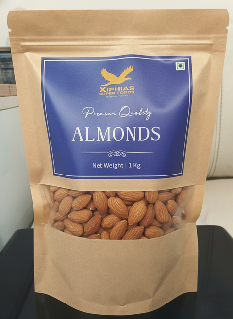 Xiphias Premium Almonds Front View