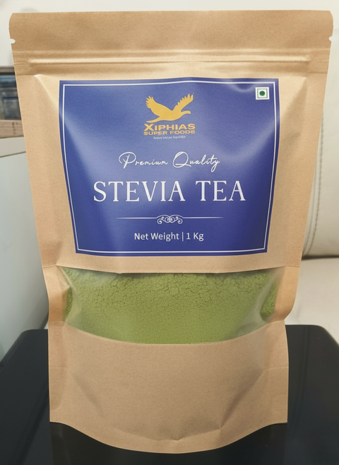 Xiphias Organic Stevia Tea Front View