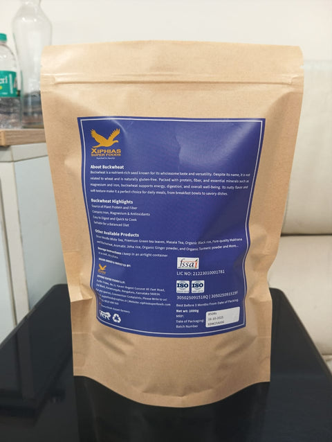 Xiphias Superfoods Buckwheat front view 