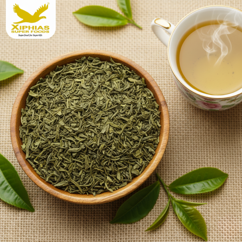 Xiphias Superfoods Premium Green Tea Leaves